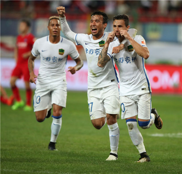 包含重庆力帆下定决心击败贵州恒丰智诚，逐渐崛起的词条